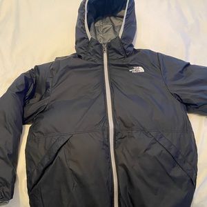 North Face Reversible North Down Hooded Jacket Size L 14/16